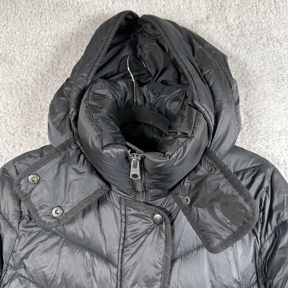 Abercrombie & Fitch Jacket Womens Medium Hooded Puffer Water Wind‎ Resistant